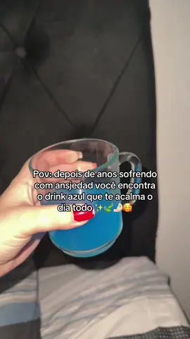Depois de anos sofrendo com ansiedade encontrei esse drink natural 😋🙏🏻 #foryou #rotina #ansiedade #estresse 