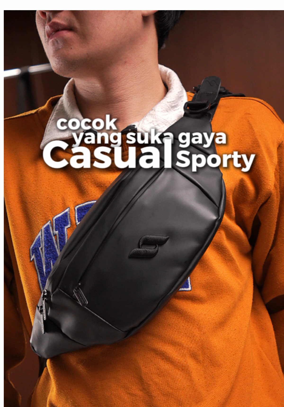 Kalau lu suka gaya Casual sporty mending langsung Chekout Waistbag  ini aja🫵🏻😎 #fyp #Hefand #promoguncang #PromoGuncang1212 #waistbag 