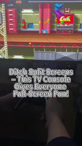 Ditch Split Screens – This TV Console Gives Everyone Full-Screen Fun!#TikTokShop#M15GameConsole#ClassicGames#ChildhoodMemories#games 