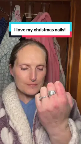 I’m loving my Christmas nails! My girl did such a good job! What should I get next?                           #christmasnails #xmasnails #decembernails #lovemynails #nailscheck 