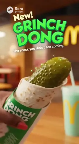 The holiday menu getting out of hand 👀🤮 #parody #mcdonalds #grinch #fakead #holidaytiktok 