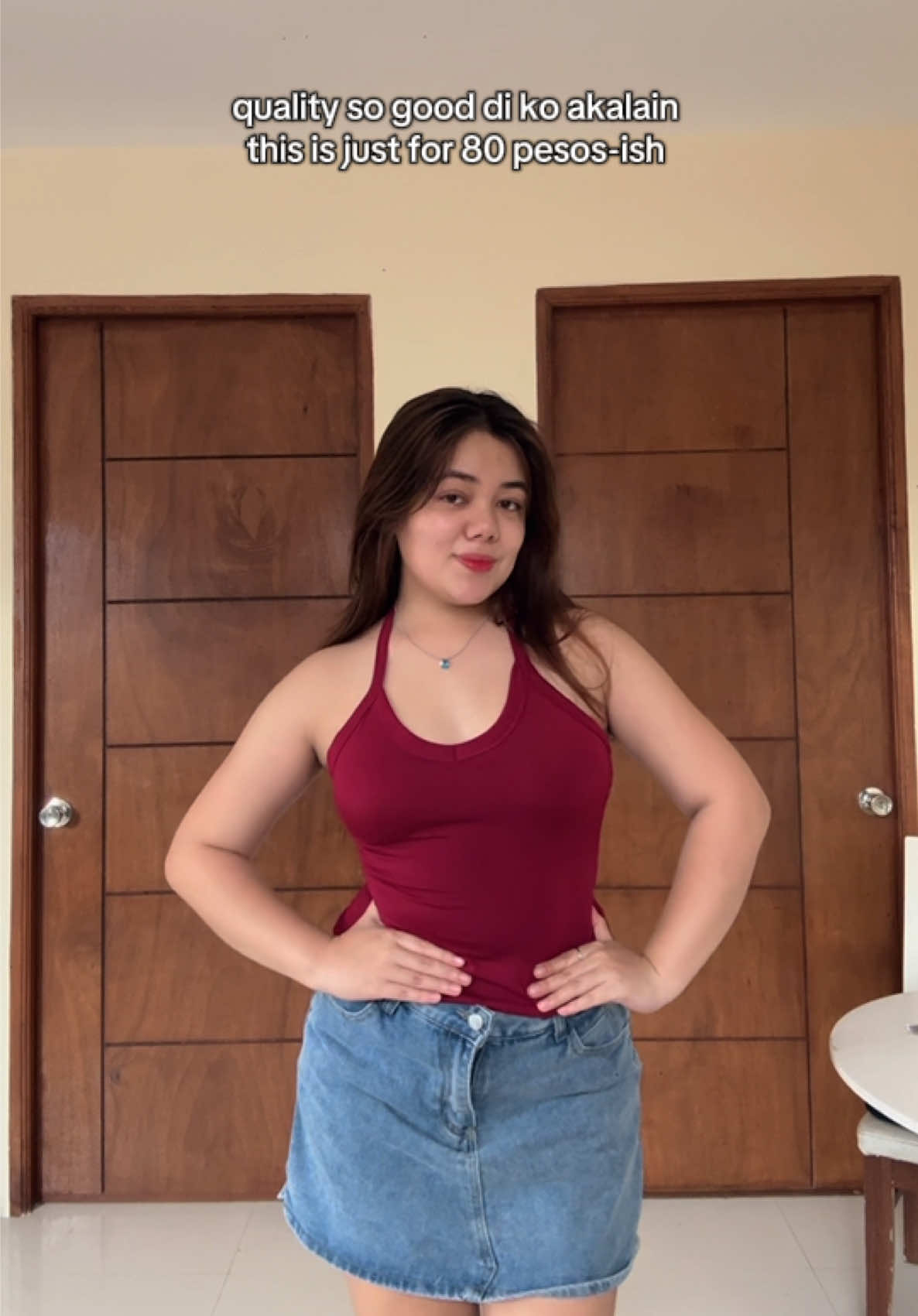 love this basic top! @GirlTrends PH #basicfit #basictop #haltertop #basicoutfit #OOTD 