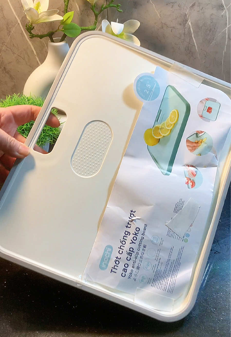 Trong bếp có e thớt kháng khuẩn inochi này yên tâm thái đồ chín hoa quả các bác nhỉ#shopmetho89 #giadungtienich #thotnhuainochi #thotkhangkhuan #thotnhuakhangkhuan  @Gia dụng nhà dùng 