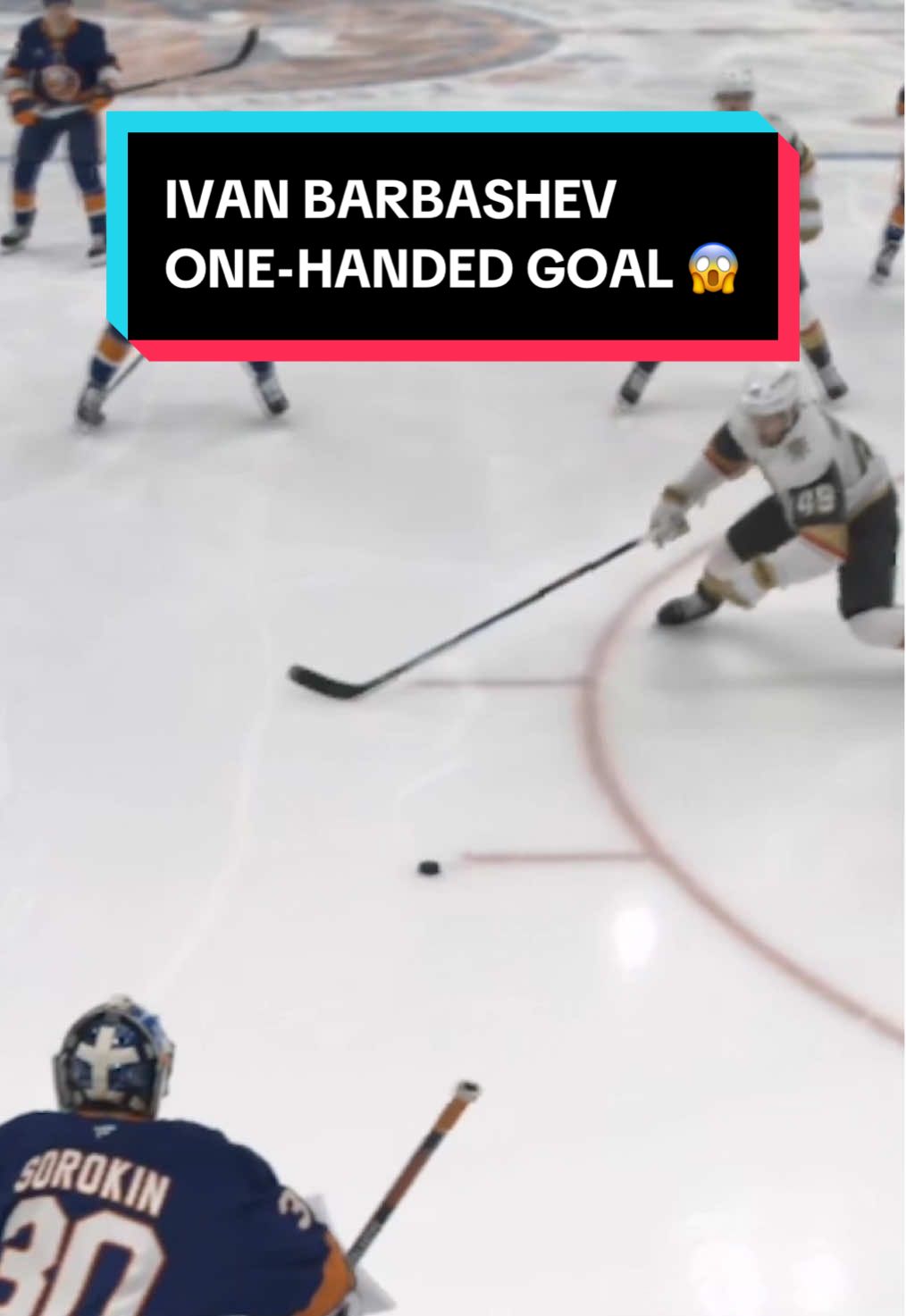 come on Barby let’s go party 🎉 #NHL #IvanBarbashev #hockey #VegasGoldenKnights #sports 