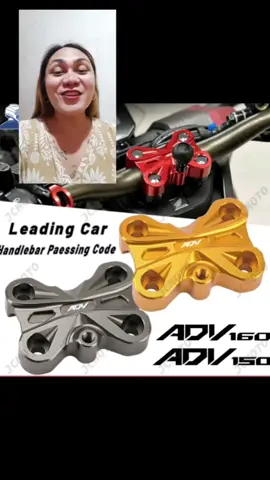 For Honda ADV 160/150 2020-2023 2024 accessories CNC handlebar compression code clamp handlebar risen fixing block. grabe ang ganda nito kaya order na. #handlebar #motorparts #motorcyclepartsandaccessories #fyp 