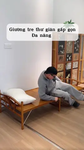 Giường tre thư giãn gấp gọn đa năng #shopgiadung99 #viral #foryou #đogiadungtienich #trending 