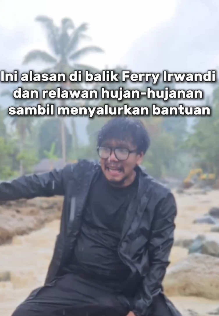 Hujan deras masih jadi menjadi trauma mendalam bagi beberapa warga Sumatra yang terdampak bencana.  Karena itu relawan, TNI, polri, damkar tetap tidak berhenti menyalurkan bantuan meski hujan deras datang. Terima kasih untuk semua orang yang terus peduli dan terus lanjut bantu sama-sama ❤️