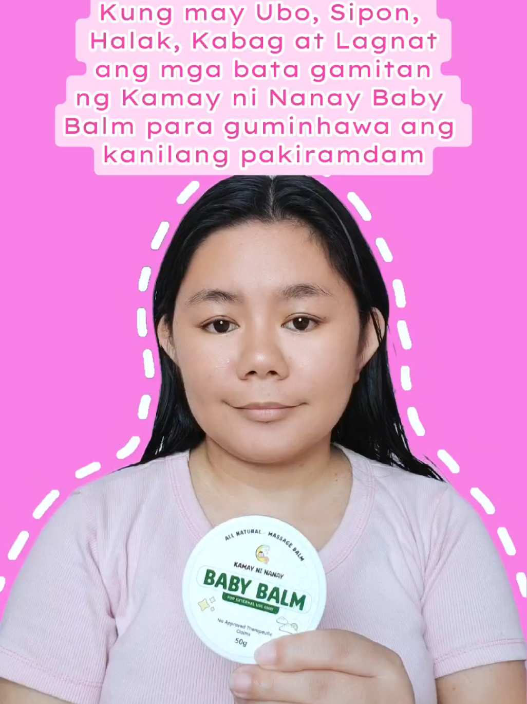 Kamay ni Nanay Baby Balm para sa Ubo, Sipon, Halak, Kabag at Lagnat ng mga anak natin.  #kamayninanay #kamayninanaybabybalm #babybalm #ginhawa 