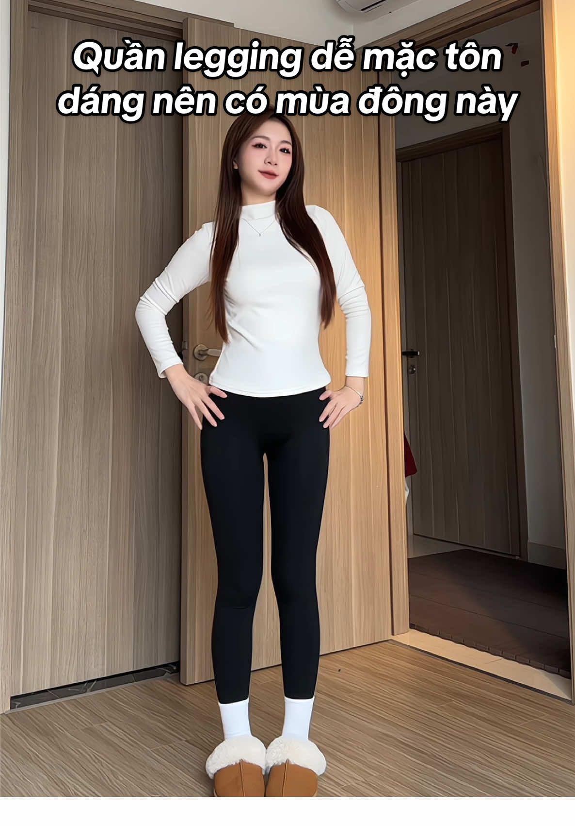 Lạnh mà mấy bà k muốn lộ chân thì nên có e quần như này nhaa #henioimacgi #xuhuong #quanlegging #boochic #quandinhhinh 