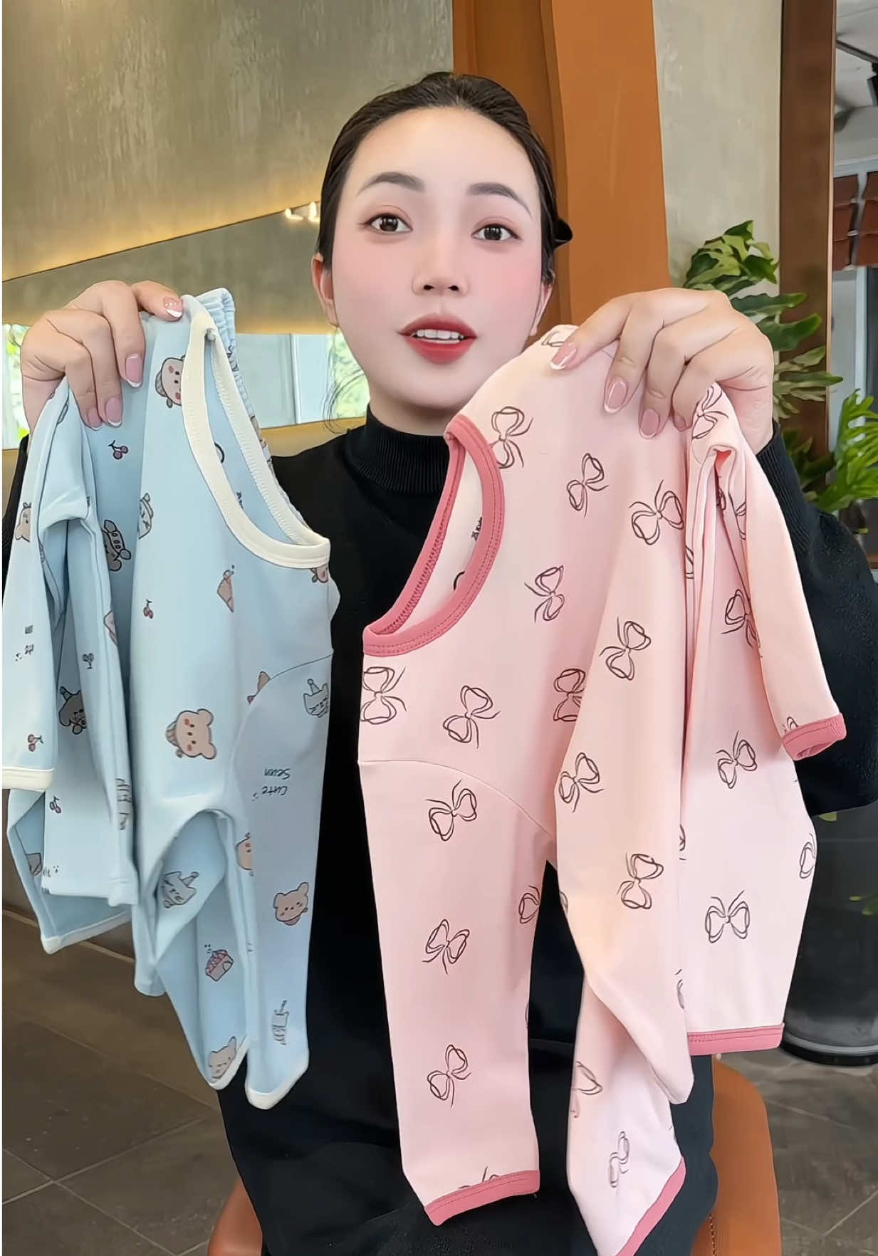 Bộ dài tay thu đông mặc nhà cho bé #meminmax95 #quanaotreem #bomacnhavhobe #bodaitaythudongchobe 