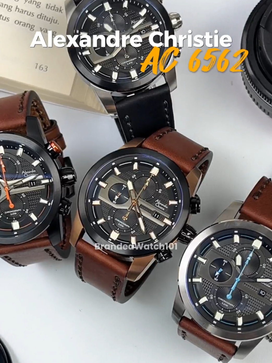 AC 6562 PRIA 4 WARNA 😍🔥 Tinggal pilih, mau look kalem, sporty, atau yang keliatan paling “ganteng” di tangan kamu 😮‍💨 cek keranjang kuning ya 🛒 #brandedwatch101 #bw101 #jamtanganpria #watchtok #fashionpria 