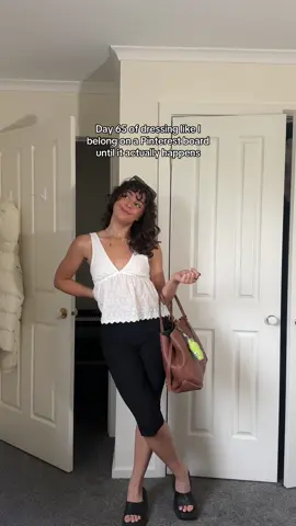 Capris and wedges = cutest summery combo #getdressedwithme #pinterestaesthetic #pinterestaesthetic #pinterestoutfit #summeroutfitinspo 