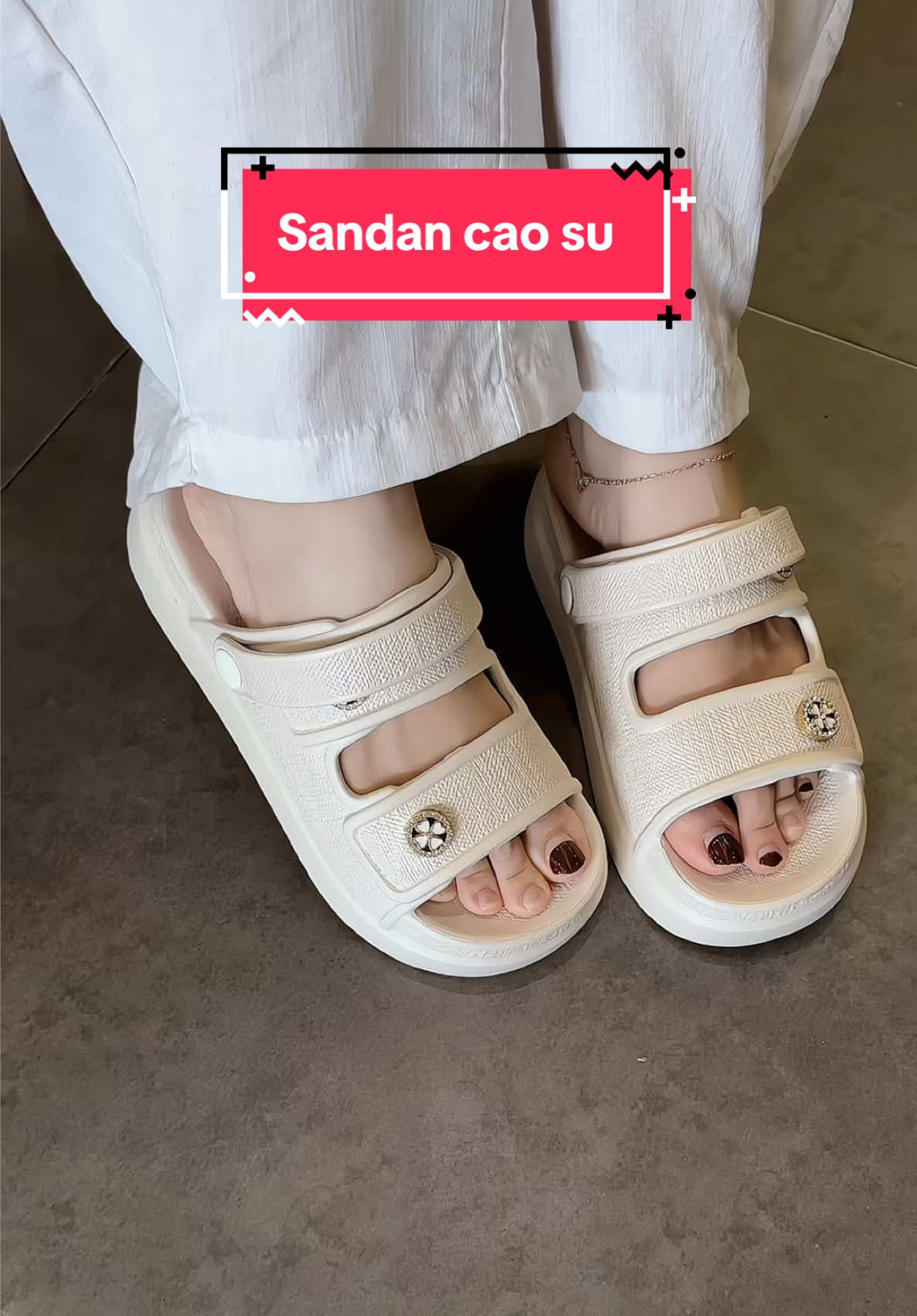 Đôi sandan cao su hot #vyvyreview #muataitiktokshop #depsandal #depsandan 
