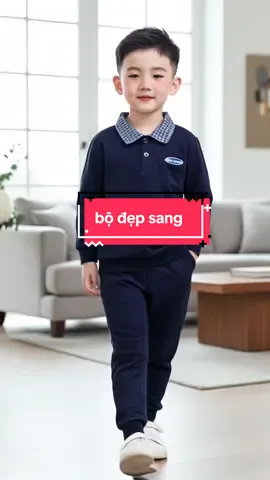 bộ polo cổ sơ mi bé trai #thoitrangtreem #dobochobe #aobetrai #xuhuongtiktokshop 