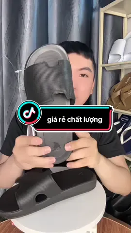 Dép EVA 2 lớp, mềm – bền – đàn hồi tốt, quay cận cảnh cho mọi người xem luôn.”#dep #depxuhuong #xuhuongtiktok #tipono #depevasieunhe 
