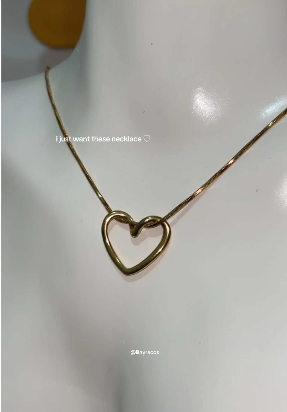 74pesos lang!! #necklace #heartnecklace #jewelry #goldnecklace #foryou 