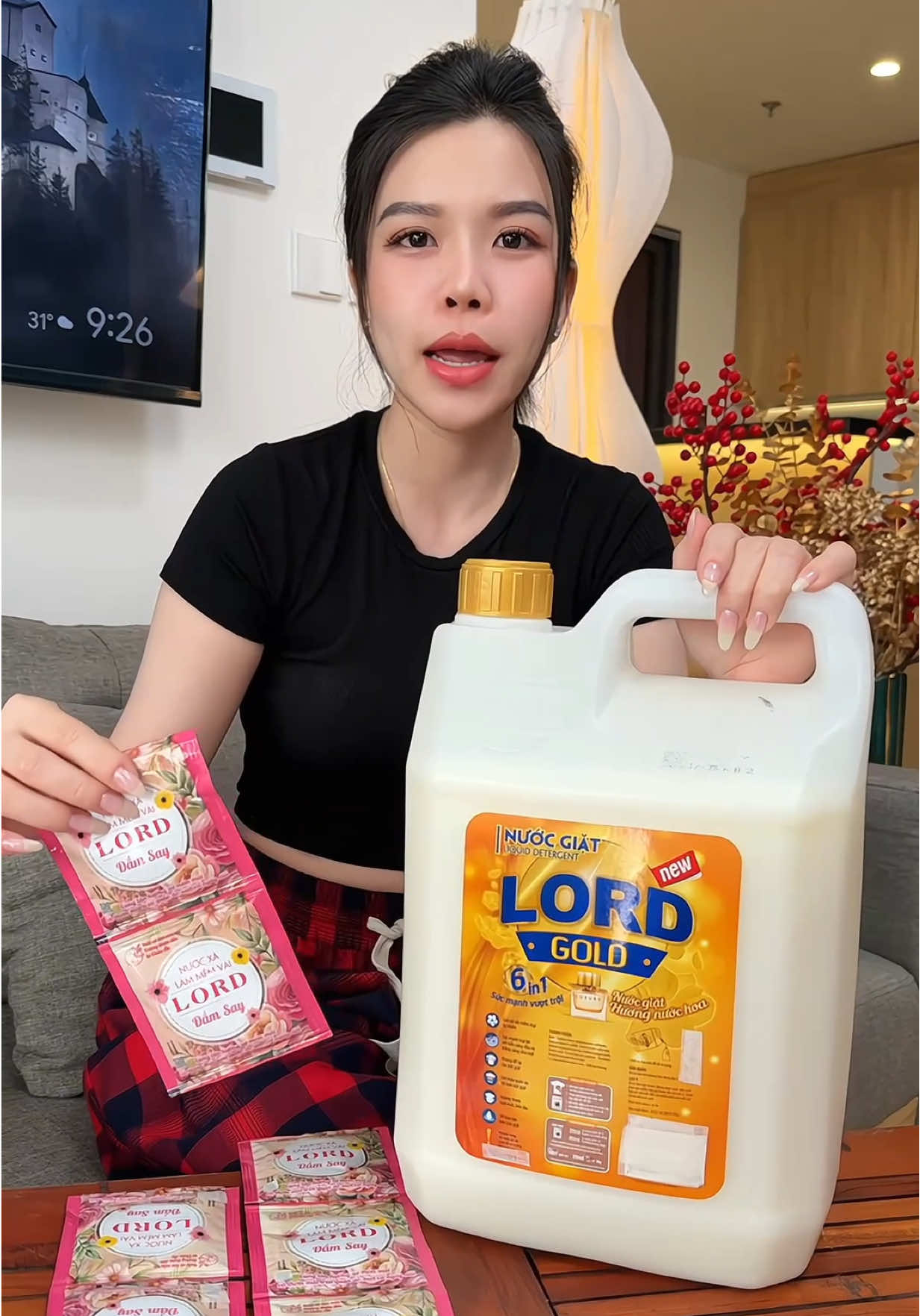 Nước Giặt Xả Quần Áo LORD - Can 9.36kg  #tiktokshop1212 #salevuichotnam #tiktokshopfunfest #chiendichnhasangtao #cuocduanhasangtao 