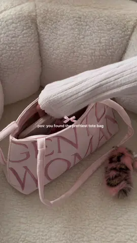 soft girl tote bag 🩰💫 #bag #totebag #totebagaesthetic #bagforwomen #fyp 