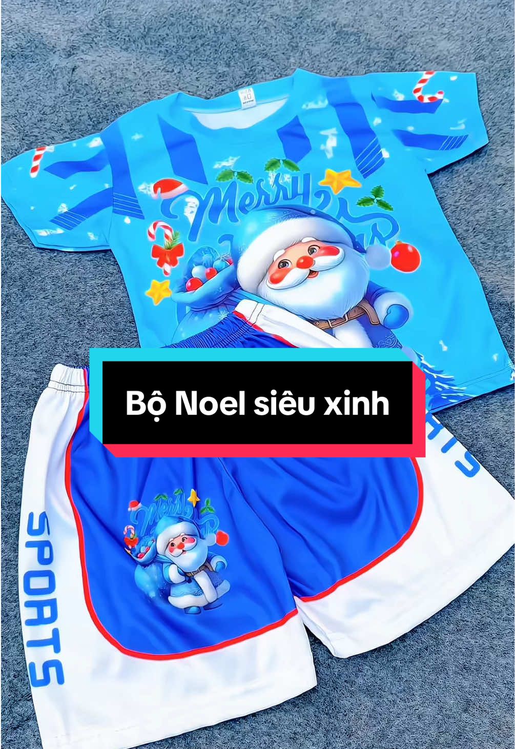 Bộ cộc tay thun lạnh Noel siêu đẹp cho bé diện Giáng Sinh #xuhuong #bococtaybegai #bococtaybetrai #bonoelchobe #bogiangsinh 