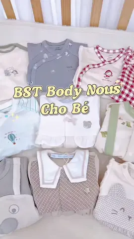 Bst body Nous đáng yêu, mềm mại cho bé vận động cả ngày #bodysuit #quanaotreemcaocap #nouschinhhang #nous #aomuadong 