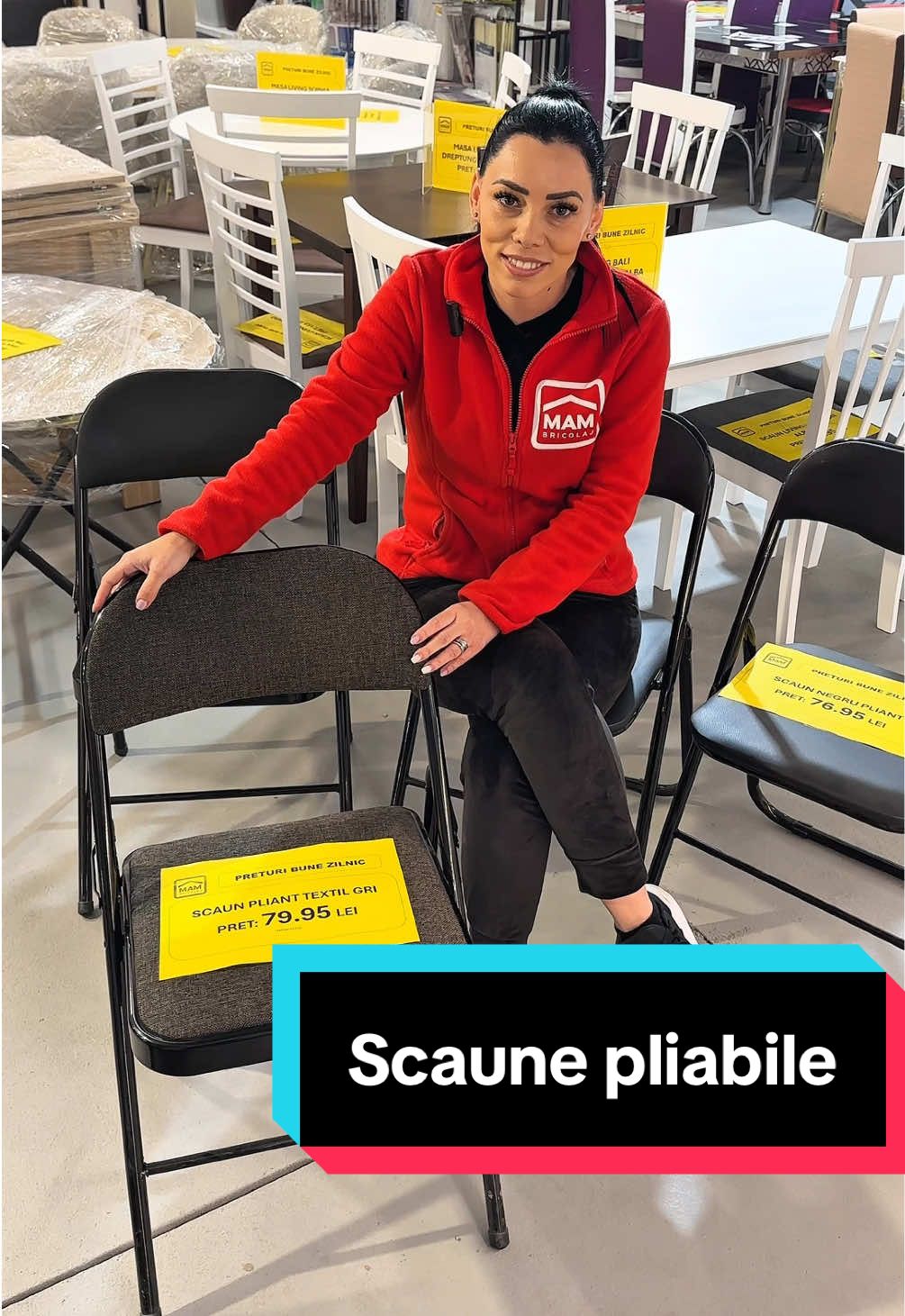 Sărbătorile vin și avem nevoie de spațiu pentru cei dragi🌟Aceste scaune sunt perfecte pentru adunările cu mulți prieteni🌟Rezistente și ușor de depozitat❣️ #mambricolaj #produsedecalitate #craciunfericit💝💝🥰🥰🎄🎄 #sarbatorilevin #totulpentrucasa 