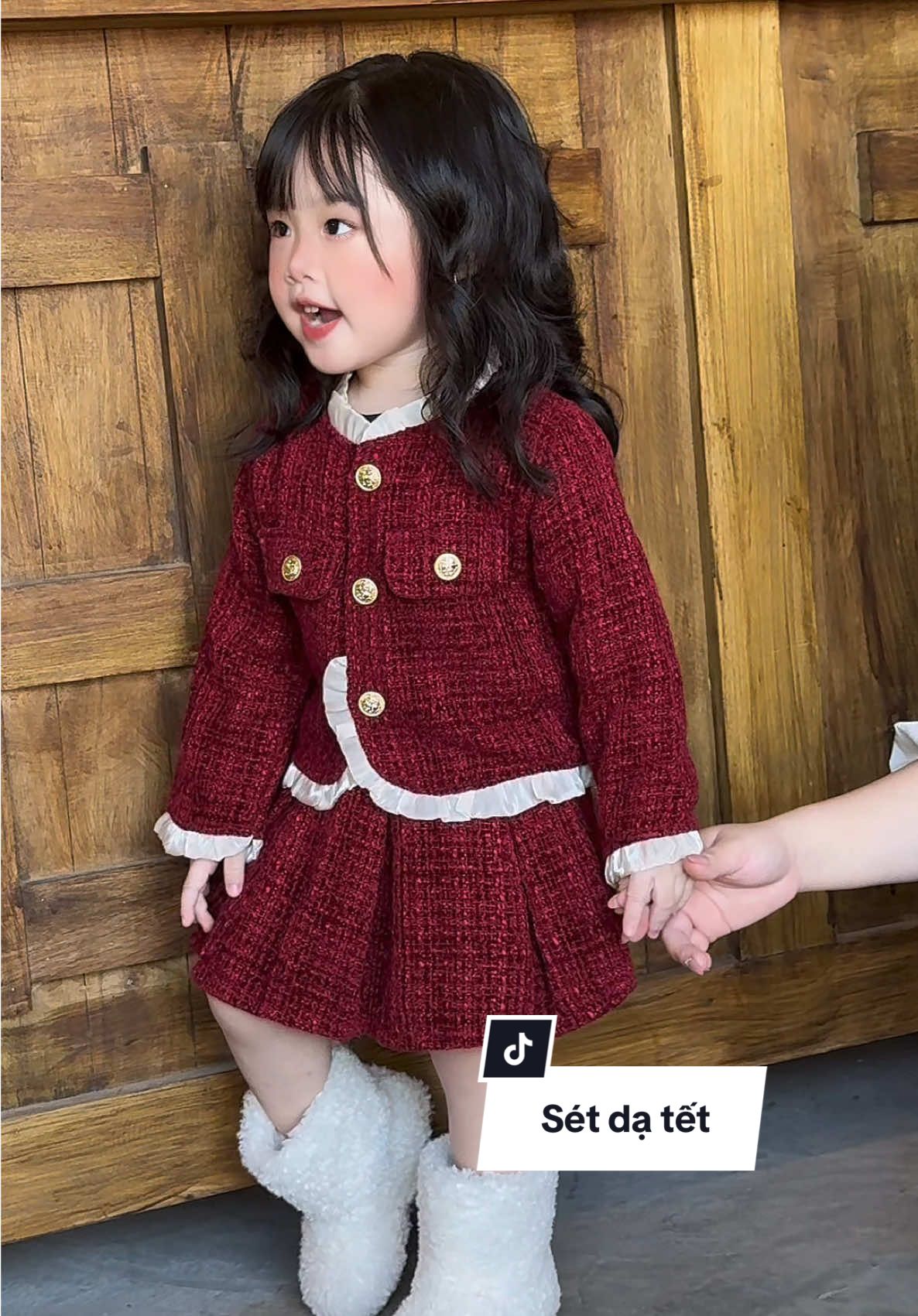 Sezt dạ tết cho bé#xuhuong #thoitrangtreem #thoitrangbegai #setxinhchobe #setxinhchobegai 