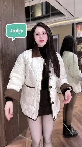 Áo khoác cotton phong cách Hàn  #thoitrangnu #aophao #aokhoac #xuhướng 