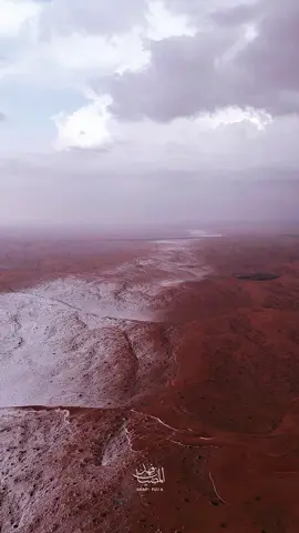 سبحان الله ، مسار البردية على النفود شمال #حائل أمس الثلاثاء ١٨ /٦ /١٤٤٧  #حايل #امطار #حايلندا #امطاراليوم 