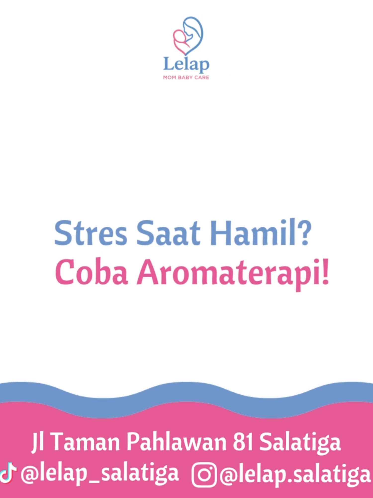 Kehamilan memang membahagiakan, tapi kadang bikin pikiran kusut. Aromaterapi dengan aroma lavender atau peppermint bisa bantu Mama lebih tenang & tidur lebih nyenyak. Di klinik kami, tersedia aromaterapi khusus ibu hamil 🌿 #aromaterapi #bumilsehat #Lelapsalatiga