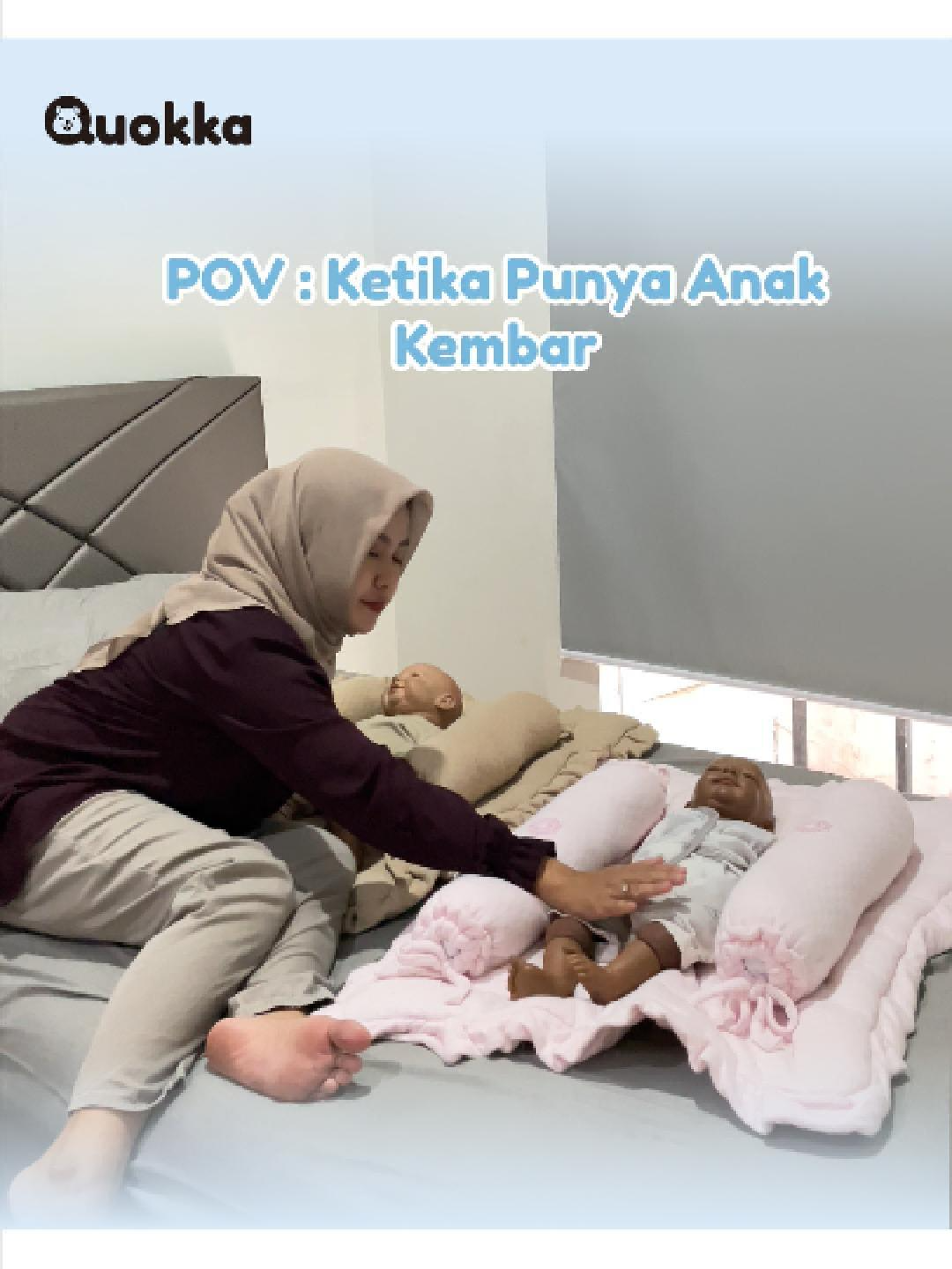 Ketika punya anak kembar rasanya tidur cuma formalitas ya MomsKa😄 Ketika satunya udah berhenti nangis tapi malah gantian kembaranya yang nangis😓 ;awareness-entertain #quokka #quokkababy #perlengkapanbayi #rekomendasiperlengkapanbayi #luxbabyfuton