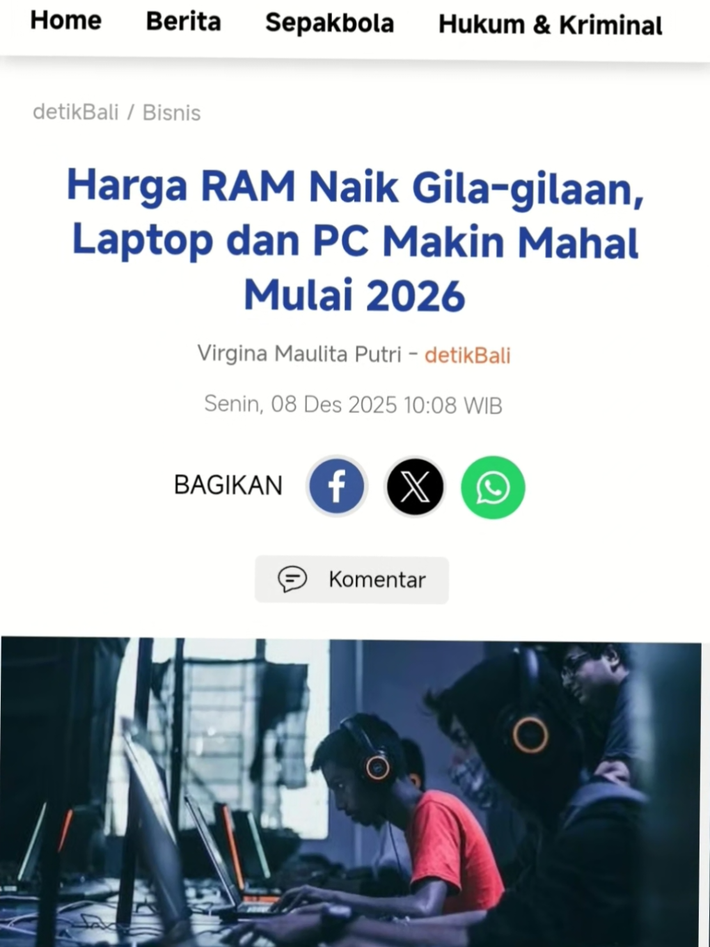 harga ram naik bikin harga gadget juga ikut naik gimana nasip hp entry level nanti😭 #ram #gadget #seputarhandphone #Tech #cyrooproject💫 