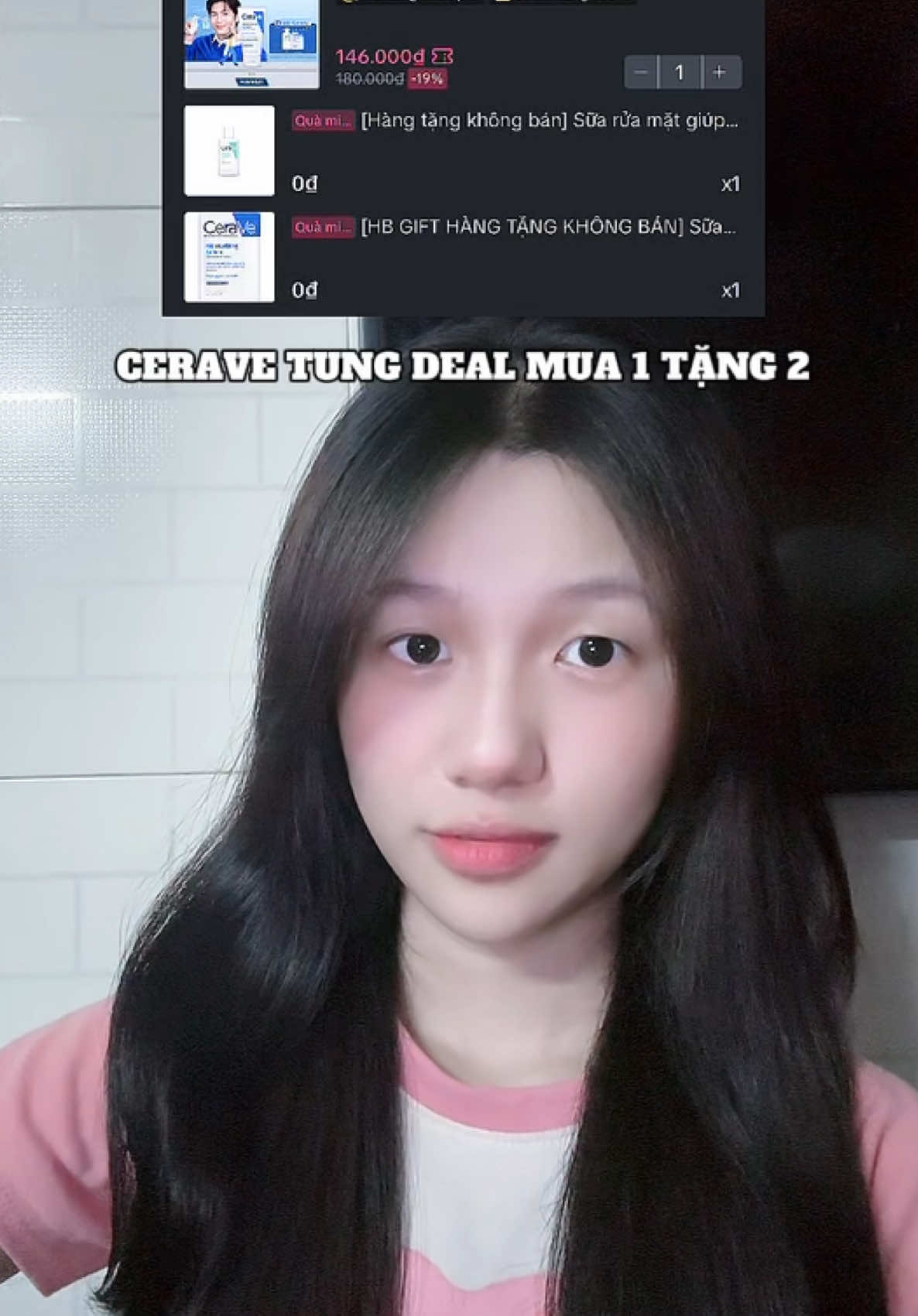 cerave chơi lớn mua 1 kem dưỡng tặng luôn 2 quà nè mấy bà ơi 😍  #CRVVN #CeraVePartner #HợpTácCùngCeraVe #CeraVeVietNam #viral #xuhuong #fyp #trending #xuhuongtiktok 