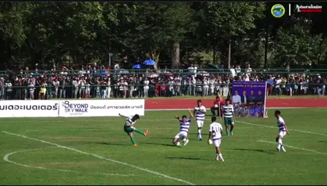 หมอนทองขึ้นนำลูกแรก 1-0 อบจ.พังงา #หมอนทองวิทยา💚🤍 #หมอนทองวิทยา🇳🇬 #หมอนทองวิทยา 