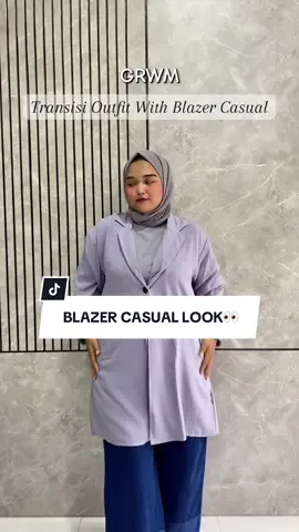 Nyaman bgt pakai Blazer ini, gampang bgt di Mix & Match nya 😍☺️ #promoguncang1212 #fypp #myplussize #blazerjumbo 