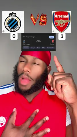 UEFA: Club Brugge vs Arsenal at Jan Breydel stadium 🏟️ 11:00pm.