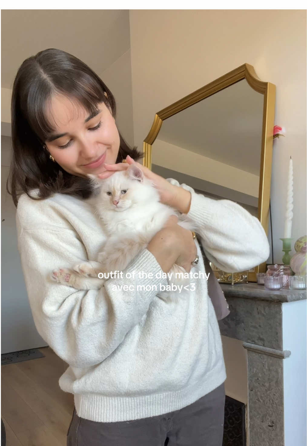 on est matchy aujourd’hui🫶🏼 #outfitoftheday #dailyoutfitinspo #autumnfits #catmom #catlover 