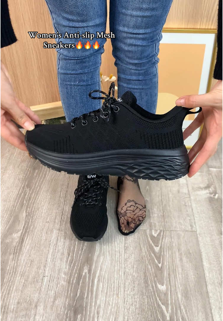 Women's Anti-slip Mesh Sneakers🔥🔥🔥 #TikTokShopBlackFriday #TikTokShopCyberMonday #spotlightfinds #womensneakers #sneakers #antislipsneakers #meshsneakers #walkingshoes #lightweight 