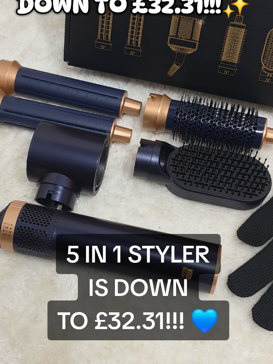 great gift idea!!! 🙌💙 #5in1styler #hairtools #hairstyler #tiktokmademebuylt #giftideas 