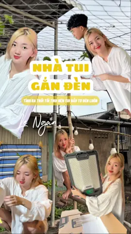 Xóm tui sơ hở là bị lủm đồ lặt vặt à mấy bà ơi 🤣🥰🌴 #Lê_Ngân #xuhuong  #dennangluongmattroi #chinhhang #tpsolar