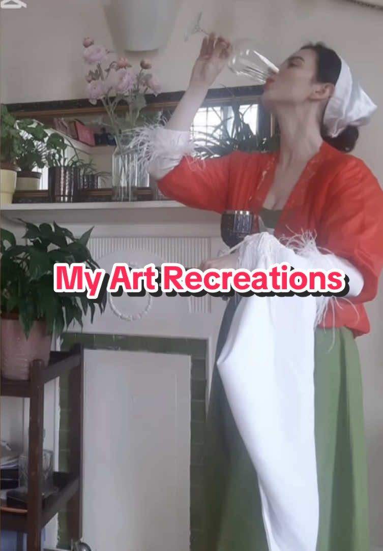 In 2020 I spent lockdown alone in my O’Connell St. apartment. I felt like the only person in the world. But I loved it! I got really into hobbies and new ways to entertain myself. One thing I did that caused a bit of a stir online was my art recreations. Much like my one reel a day today, my goal back than was one art recreation a day. As the days went on, I started getting requests. The last supper being the one that made me laugh the most and the one that ended up being my favourite. 5 years later I still get people mentioning them and I am still proud of this creative project. An endeavour that made me and other people smile during a crazy time. They’re far from perfect as I did them alone, with no extra materials, no editing, no tripod and not even a remote control to take the photos - I had to study the original painting, set a timer and run in to position 😅 but it was so much fun! So when someone messaged me about them yesterday I thought - time to reshare them ❤️#CapCut 