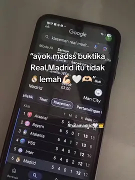 ayok madss buktikan💪🏻🤍#realmadrid #madridista #halamadrid 