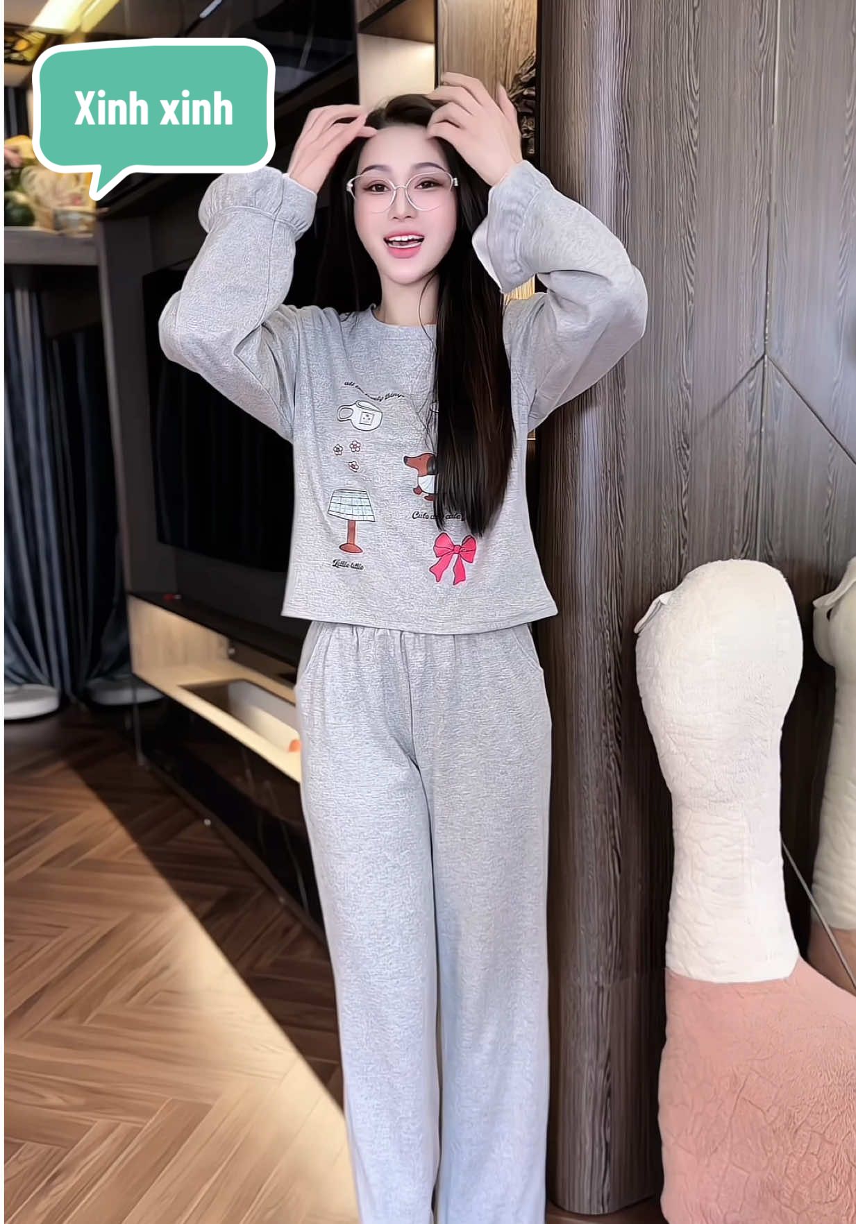 Set bộ mặc nhà  #thoitrangnu #setdoxinh #bomacnha #viral