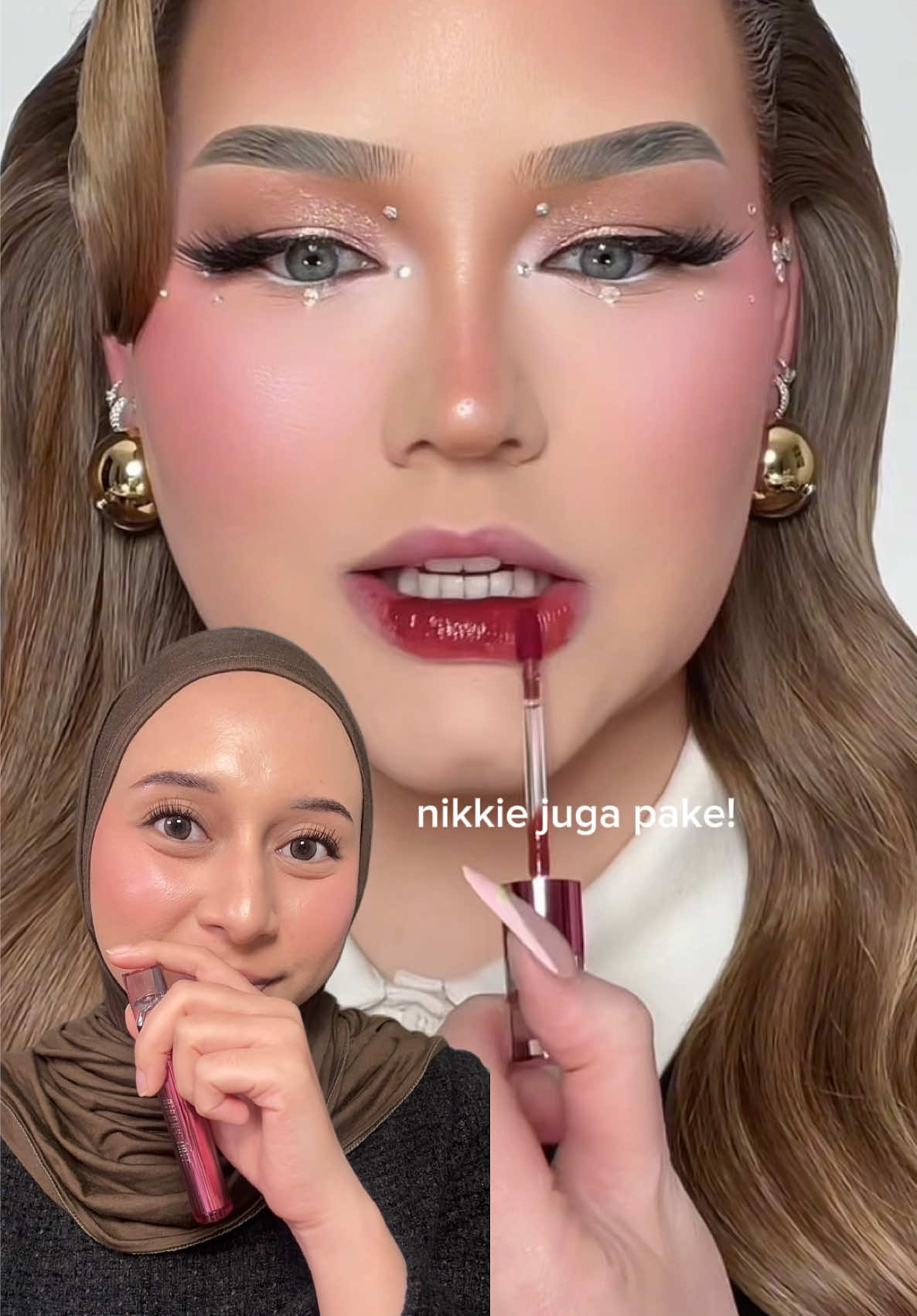 shades yang dipilih nikkie cantik cantik bangettt!! #lippies #liptint #blurringtint 