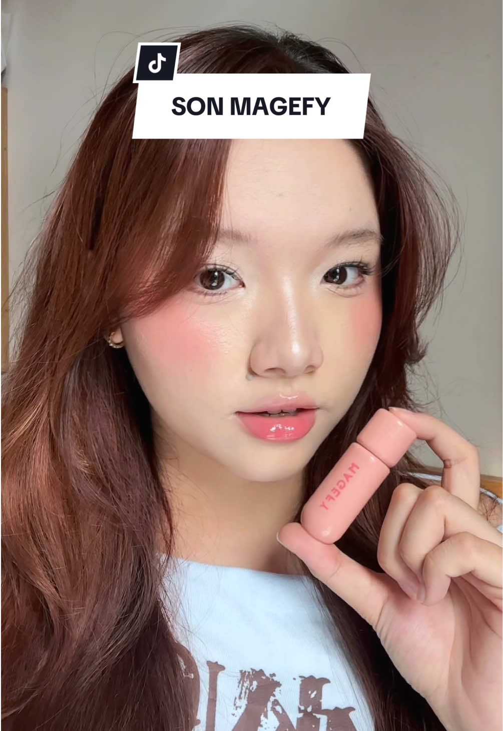 Thiết nghĩ hãng nên đặt tên là son bóng có tint 🤔💆🏻‍♀️ #swatchson #lipgloss #MAGEFY#MAGEFYYMAKEUP #SonMagefy