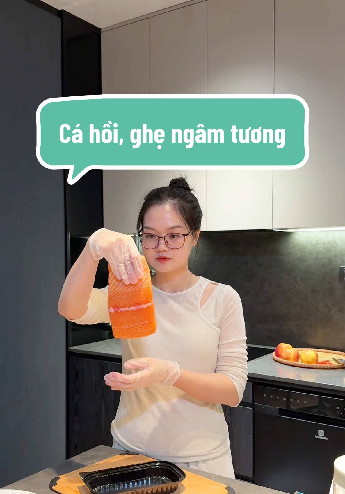 Lần đầu làm cá hồi và ghẹ ngâm tương tại nhà #taydayroi #vtmgr  #TamThaiTu #nuoctuong #nuoctuongdamdac