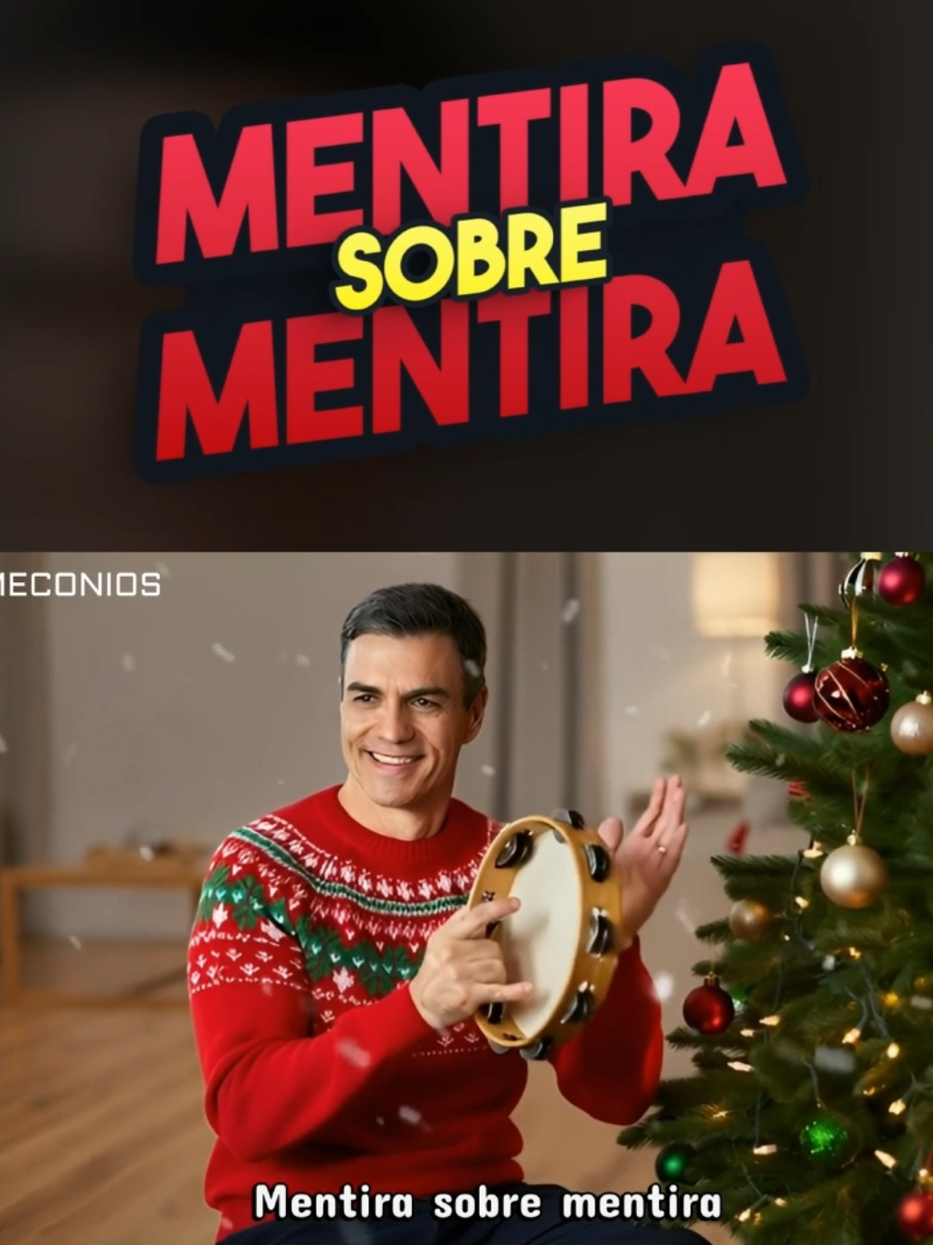 Ya está aquí el auténtico e inimitable villancico de Los Meconios 😎 #pedrosanchez #losmeconios #villancicos 