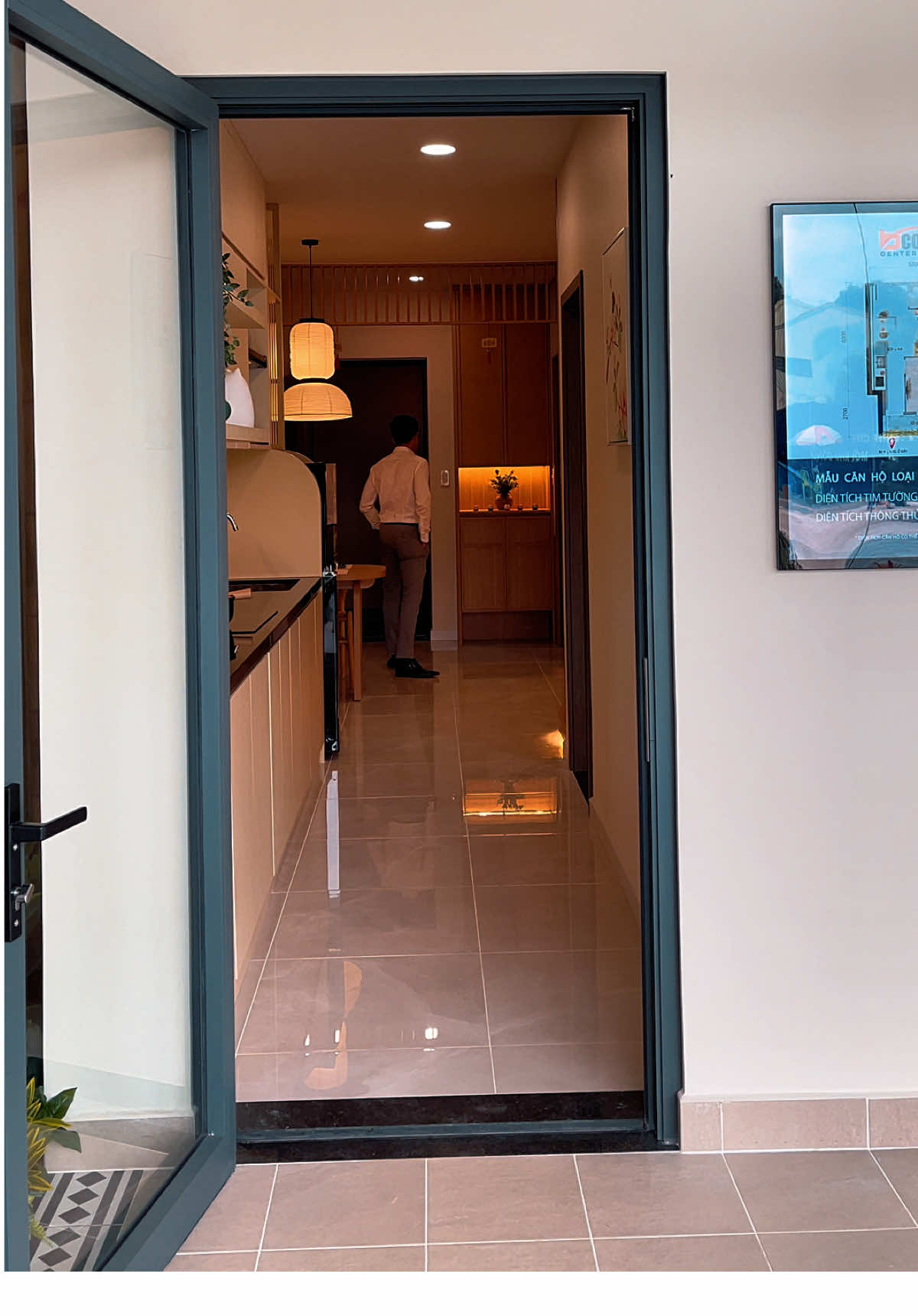 Thiết kế căn hộ 1 phòng ngủ của Bcons Center City