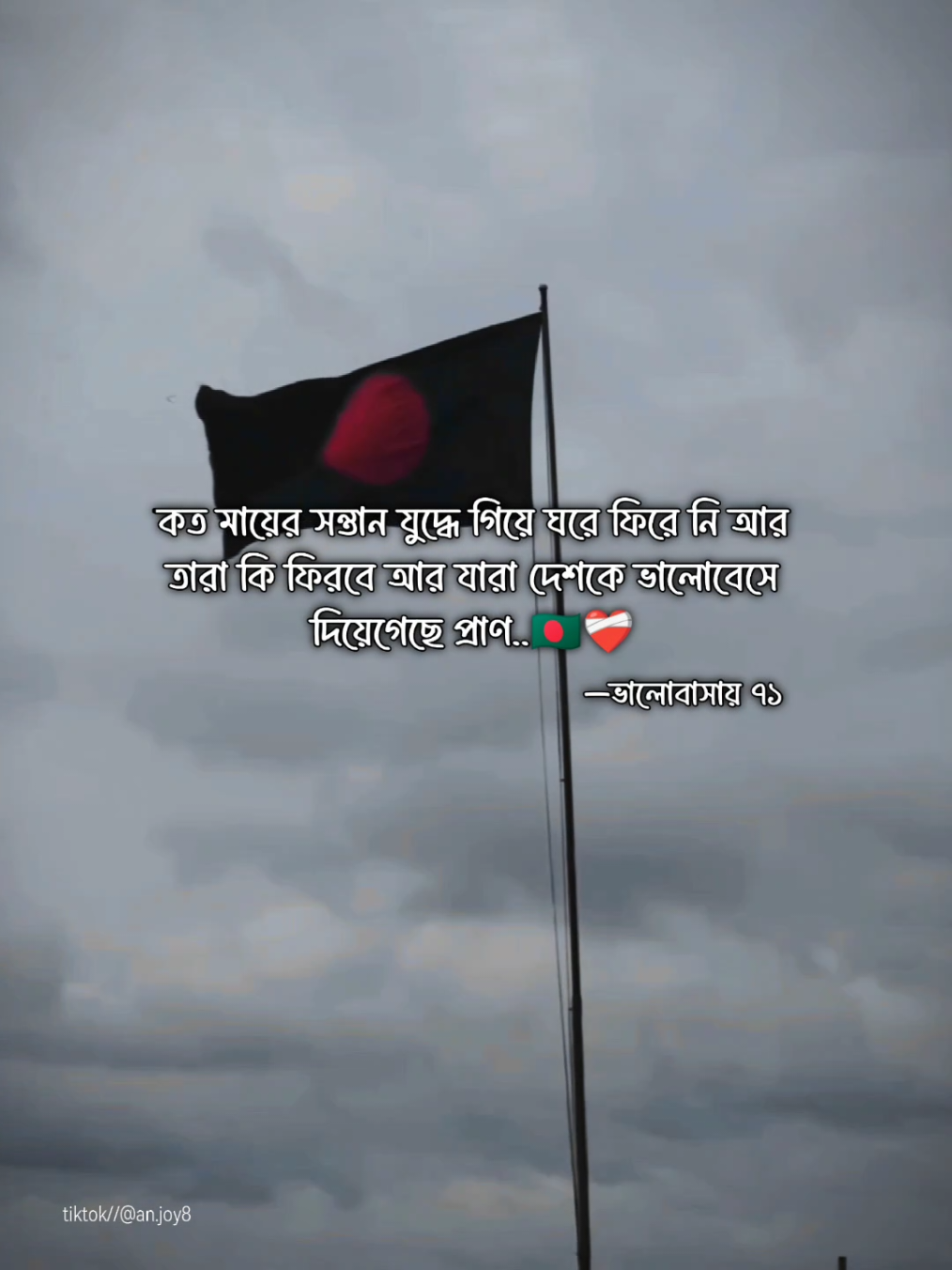 (2024 এর লিখা) ৭১❤️‍🩹🇧🇩 #foryou #bdtiktokofficial #trending #fyp #anjoy8 