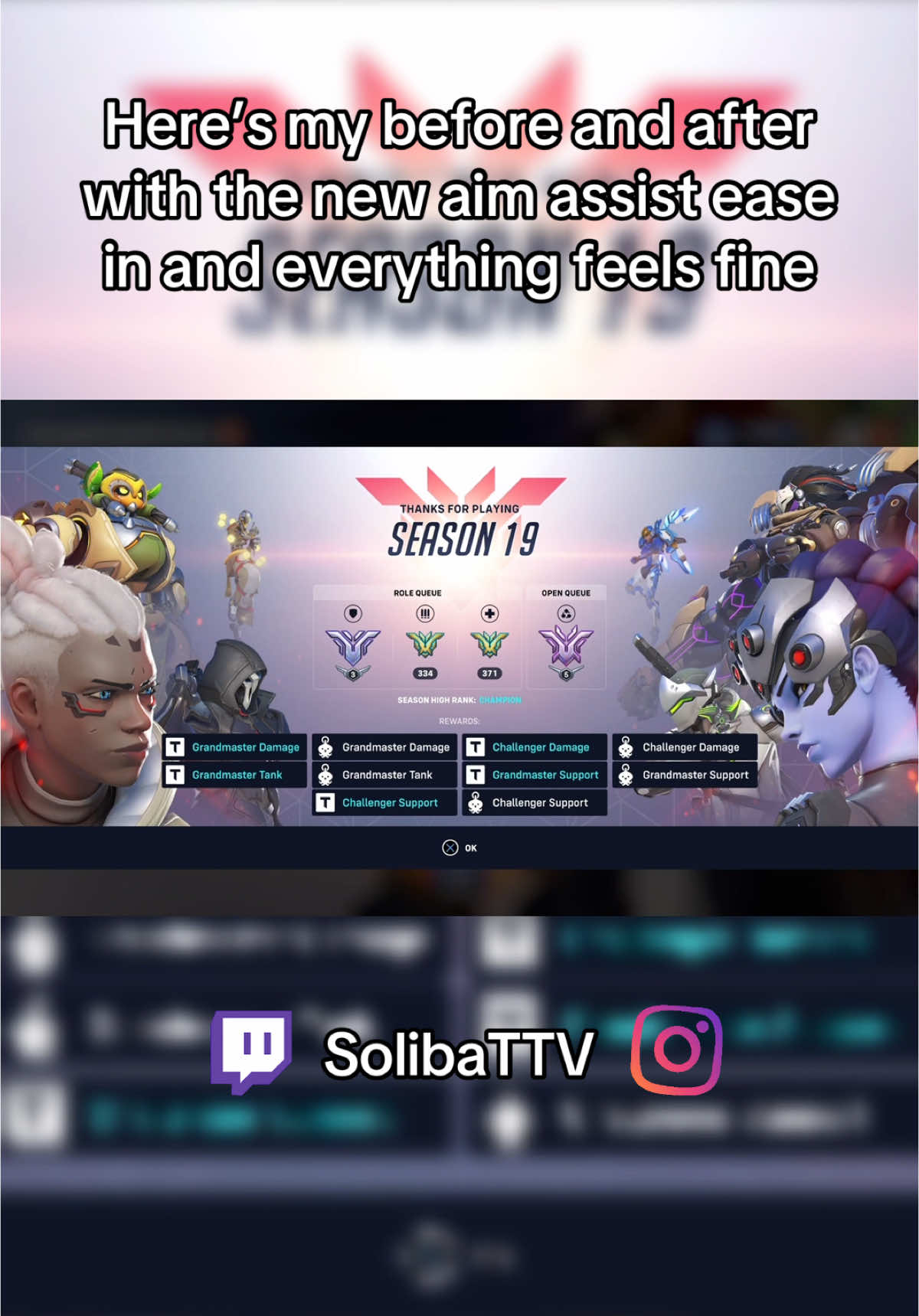 NEW OVERWATCH AIM ASSIST EASE IN 😭 Hope this helps! If it still feels weird some people have been saying to increase aim smoothing #overwatch #ow2 #ow2tiktok #ow2clips #aimassist 