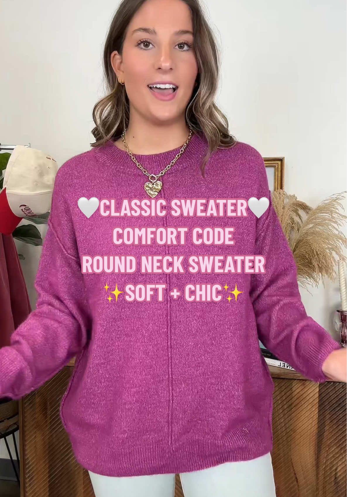 The everyday sweater that makes getting dressed feel effortless ☁️💫 The Comfort Code Front Seam Sweater brings that soft, relaxed drape with simple detailing that keeps your look elevated but easy. 🧶 Soft garment-dyed knit with a cozy feel 📍 Front seam detail for a clean, modern finish 🛋️ Relaxed silhouette for comfy, everyday wear 🌈 Available in multiple heathered, wear-anywhere shades 💲 $34 #madisonandmallory #comfortcodesweater #everydaystyle #cozystaples #madisonmallorystyle       